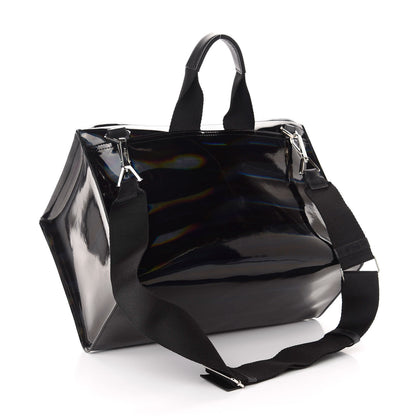 Givenchy Glossy Iridescent Rubber Large Pandora Bag Black 3 of 9