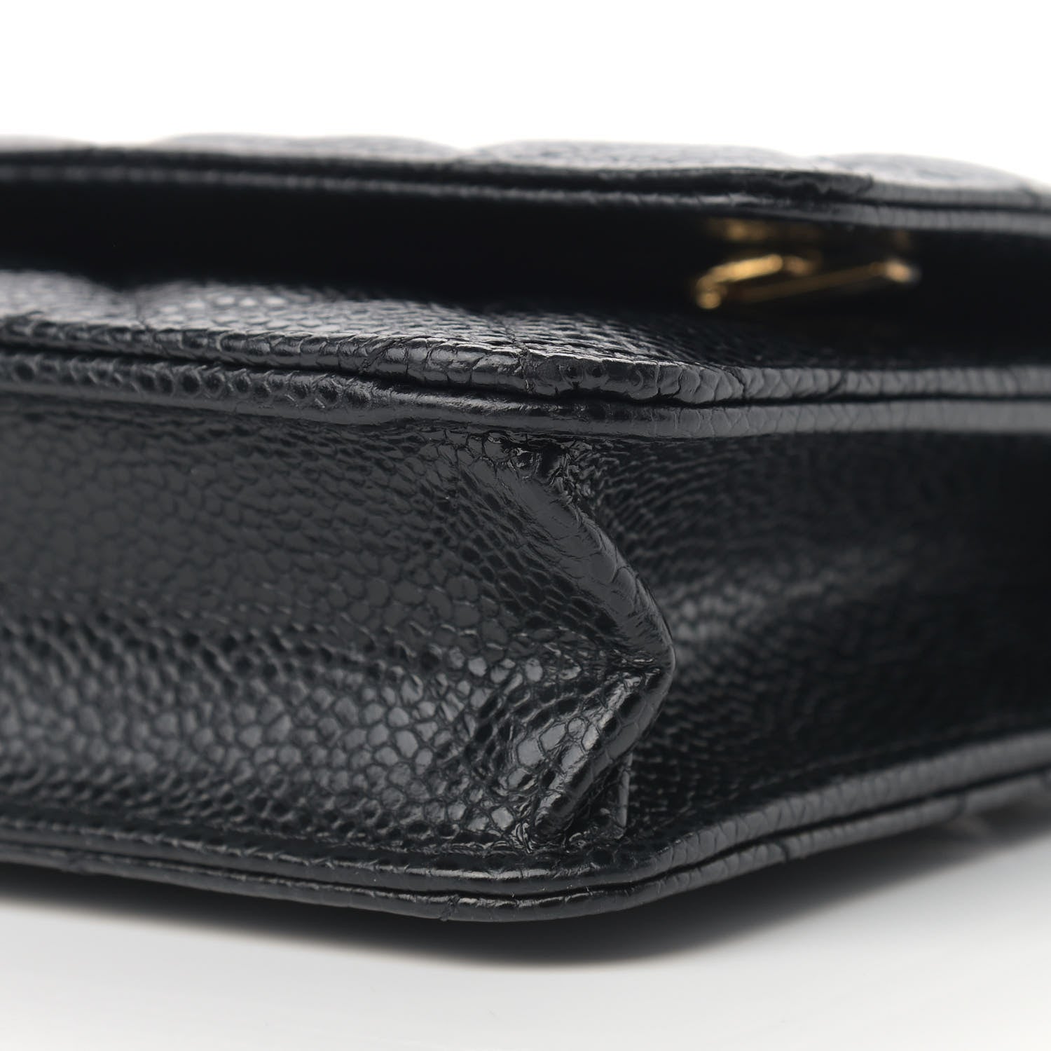 Chanel Caviar Quilted Wallet On Chain WOC Black 10 of 15