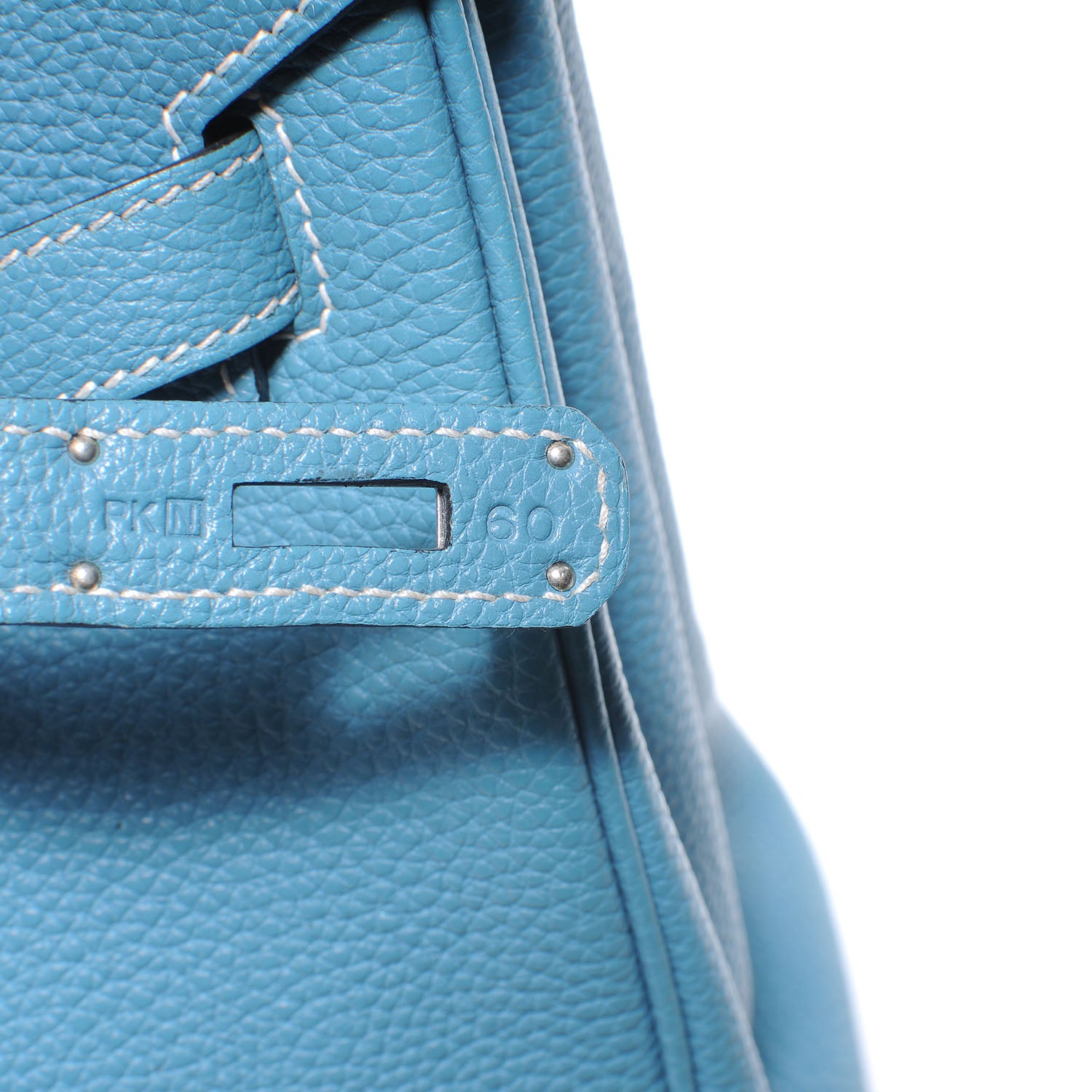 Hermes Togo Birkin 35 Blue Jean 8 of 11