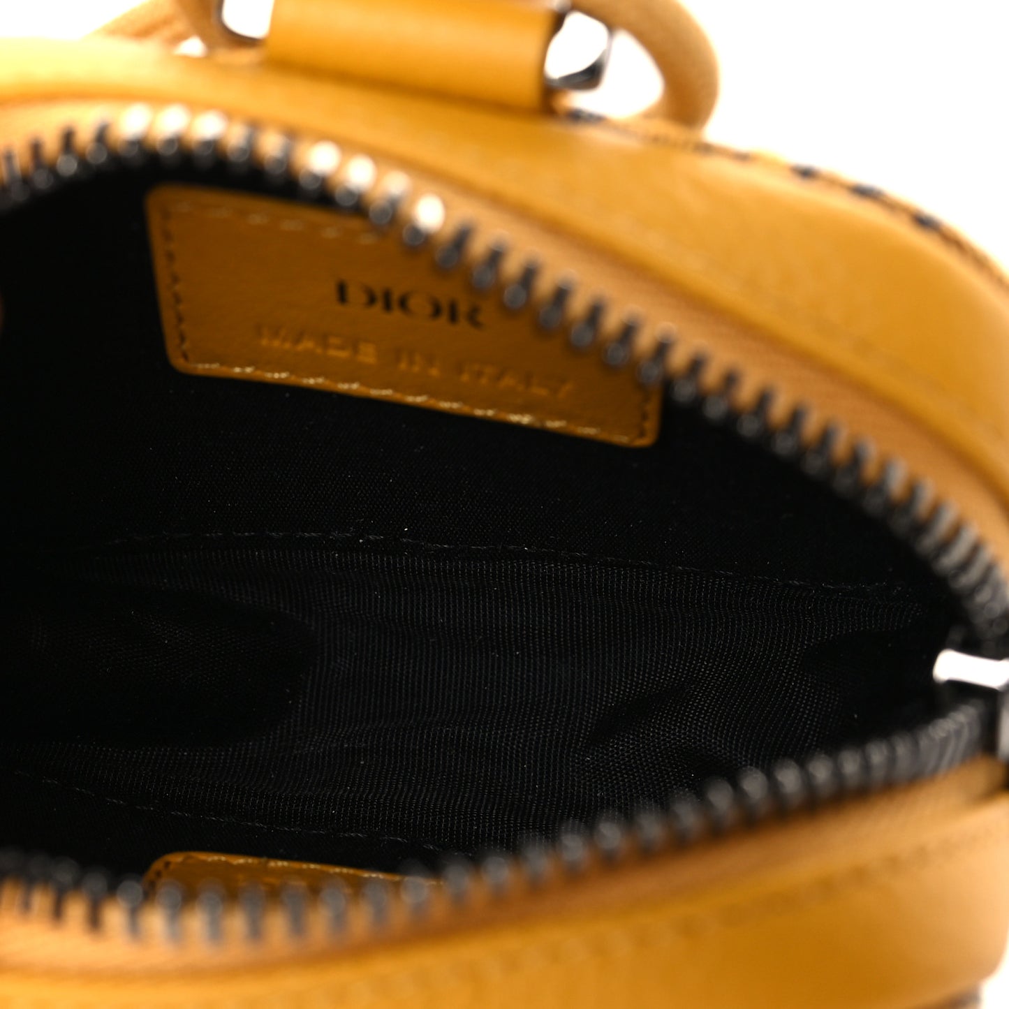 Oblique D-Touch Nano Horizontal Pouch Beige Yellow