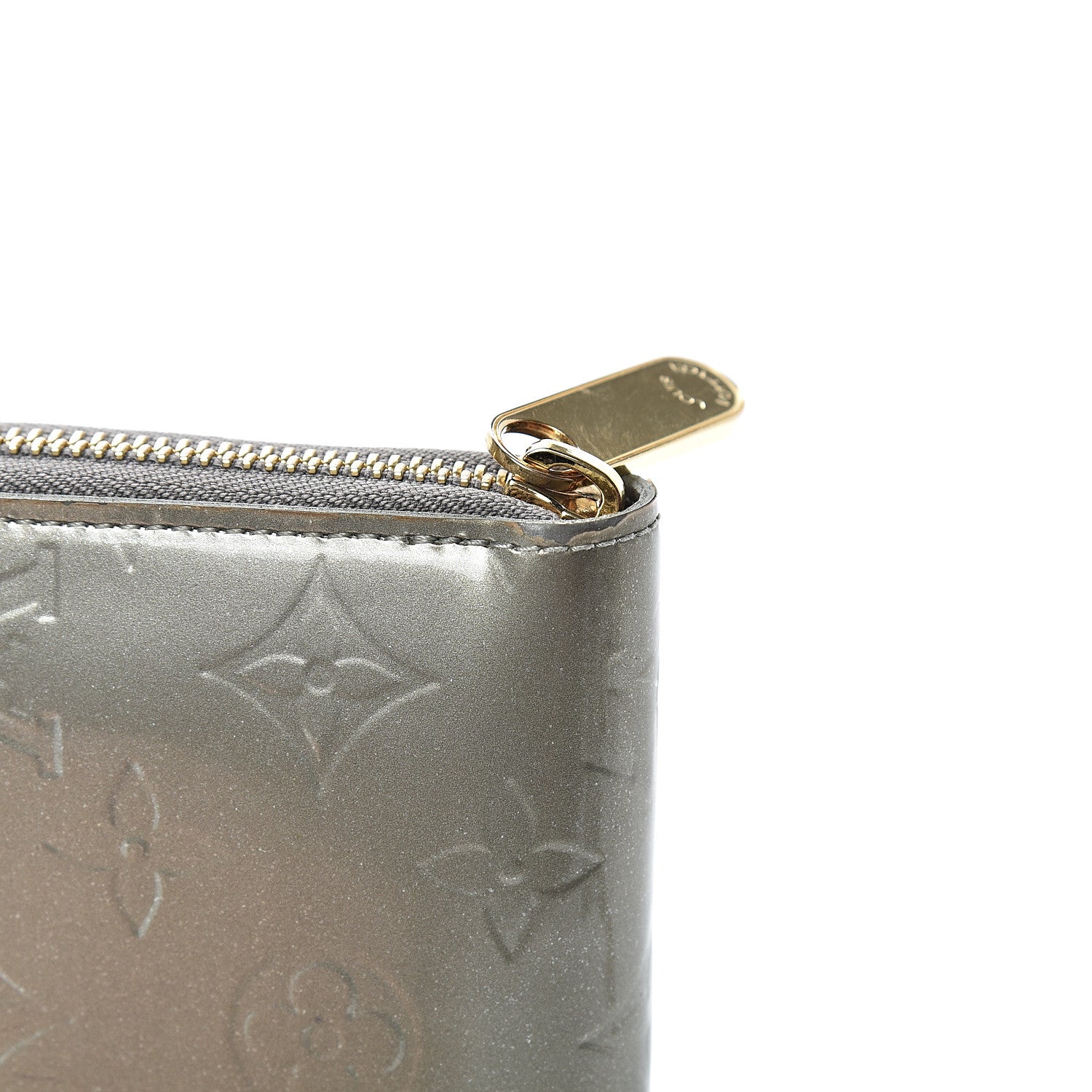 Louis Vuitton Vernis Zippy Wallet Gris Art Deco 9 of 10