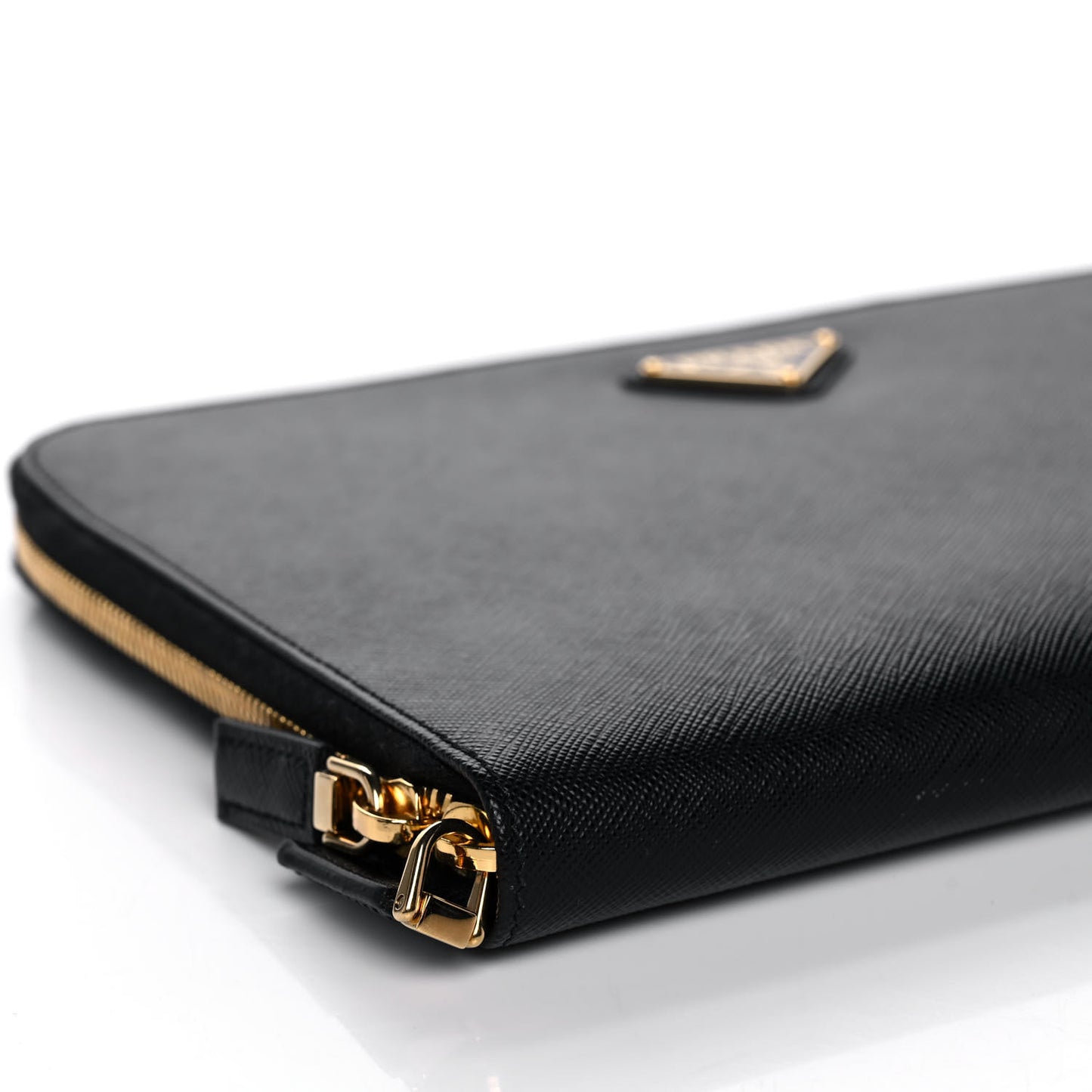 Saffiano Lux Crossbody Bag Black
