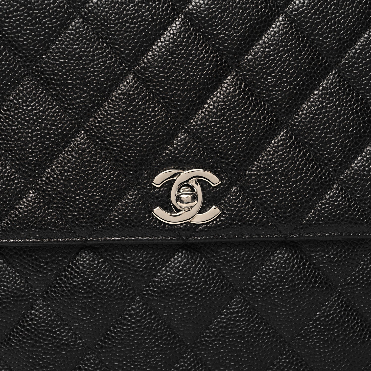 Chanel Caviar Quilted Jumbo Kelly Flap Black 8 of 12