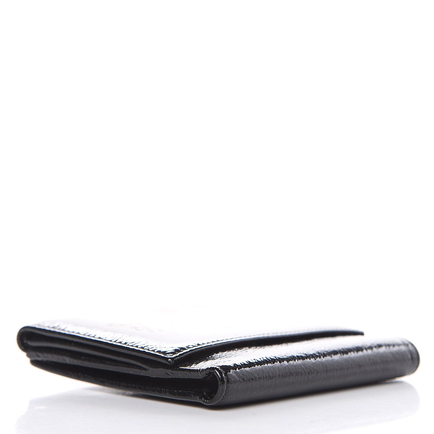 Patent Y-Mail French Wallet Black