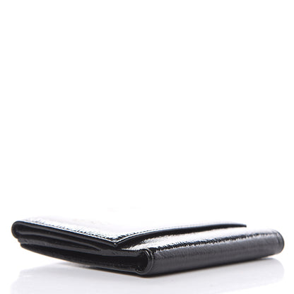 Saint Laurent Patent Y-Mail French Wallet Black 4 of 11