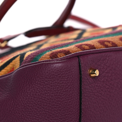 Burberry Prorsum Geometric Tapestry Large Milverton Bag Multicolor 7 of 15
