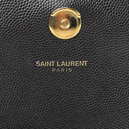 Saint Laurent Grain De Poudre Small Monogram Kate Satchel Black 5 of 12