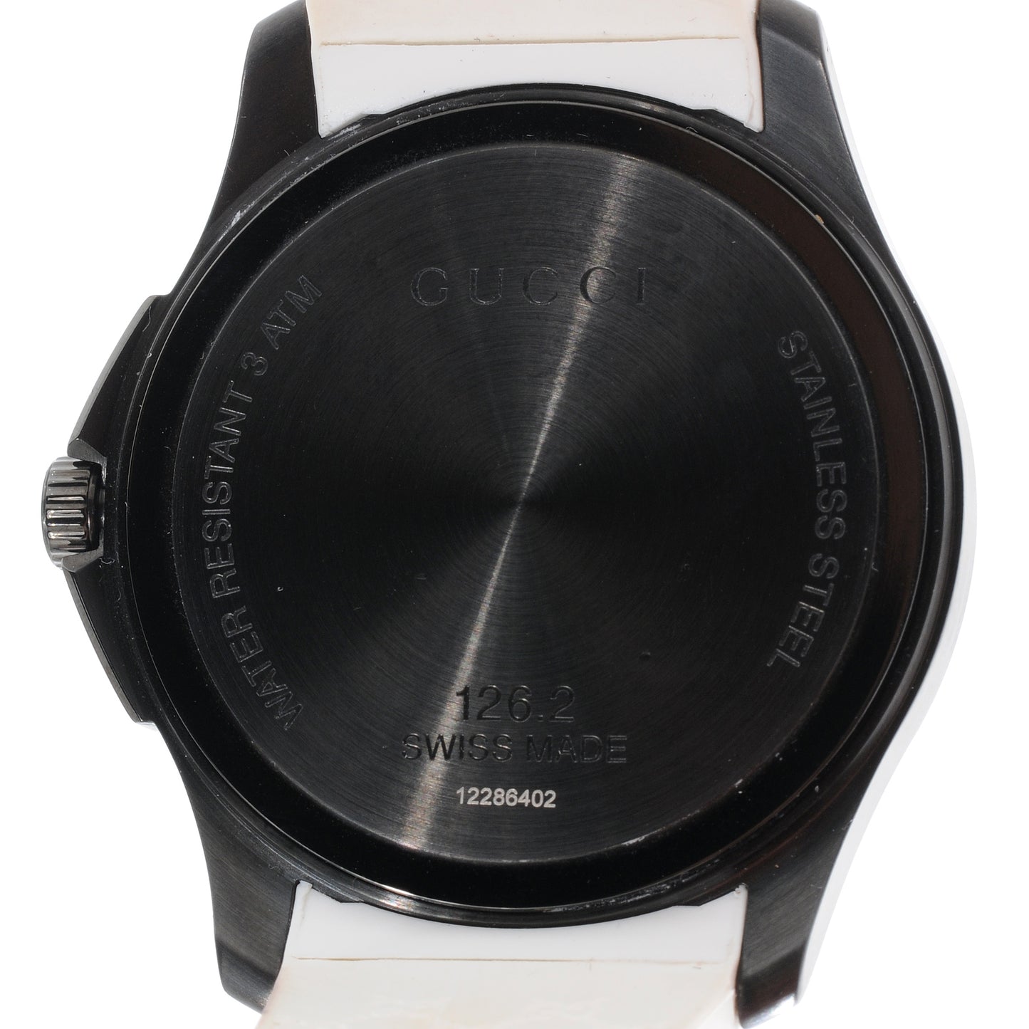 PVD Stainless Steel Rubber 44mm G-Timeless Quartz Watch Black
