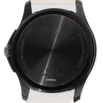 Gucci PVD Stainless Steel Rubber 44mm G-Timeless Quartz Watch Black 6 of 6