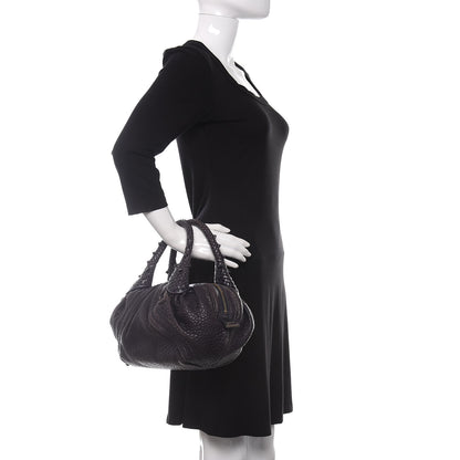 Fendi Nappa Nuvolata Spy Bowler Blueberry 2 of 11