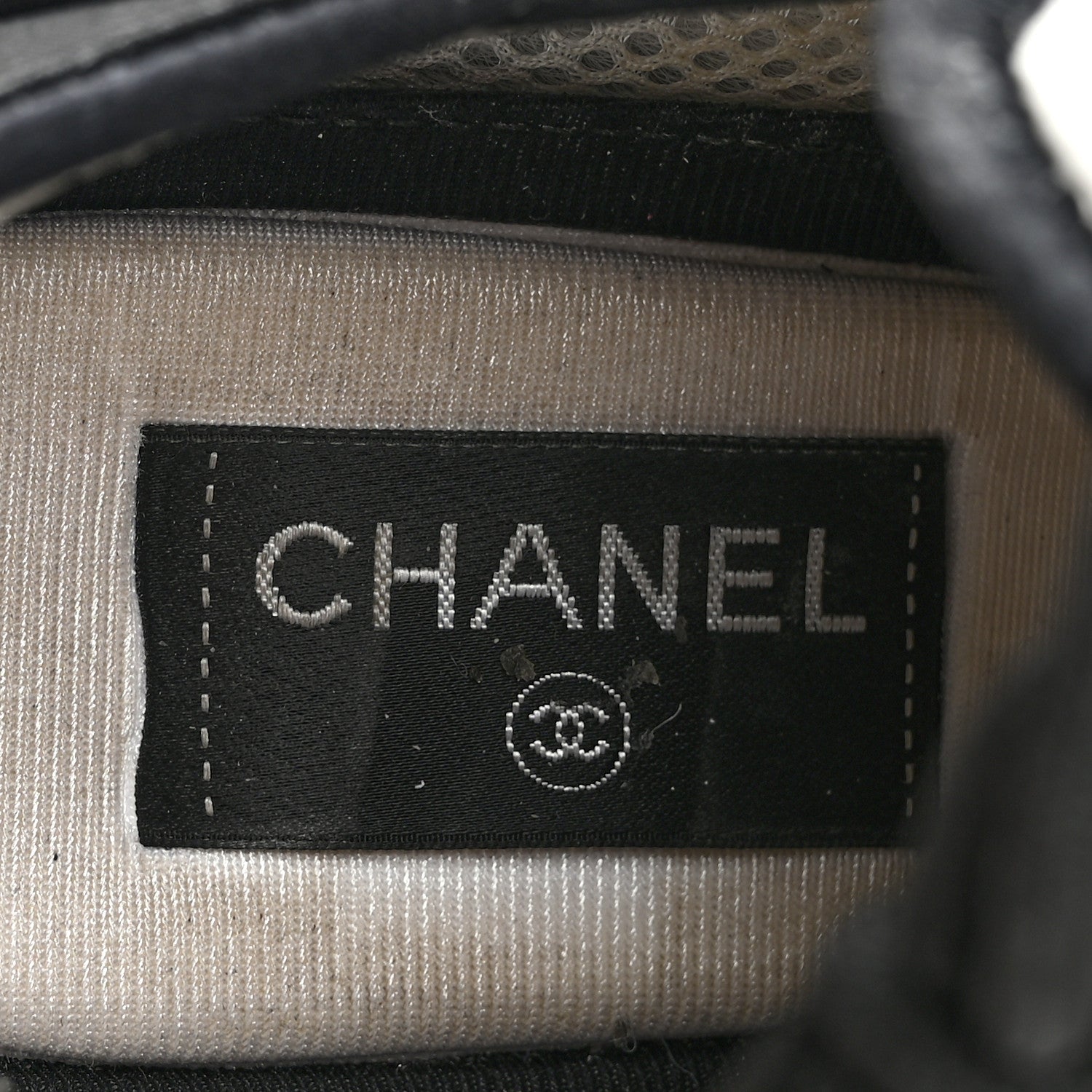 Chanel Fabric Suede CC Sneakers 41 Light Grey Light Blue Fuchsia 8 of 16