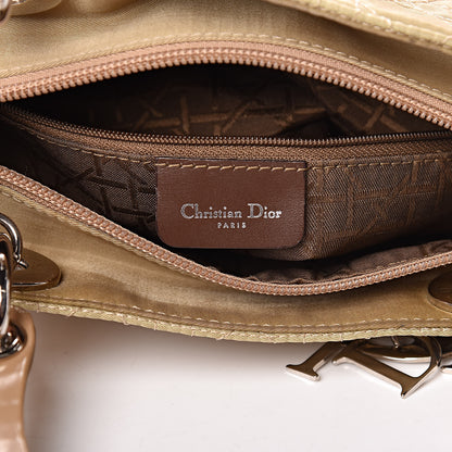 Christian Dior Nylon Cannage Medium Lady Dior Beige 6 of 14