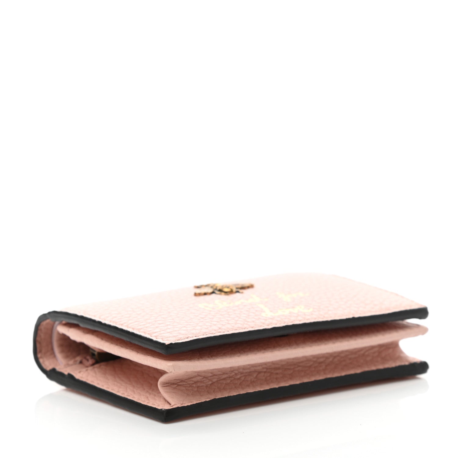 Gucci Cellarius Calfskin Blind for Love Animalier Card Case Perfect Pink 3 of 6