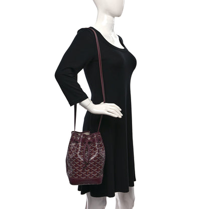 Goyard Goyardine Petit Flot Bucket Bag PM Burgundy 2 of 8