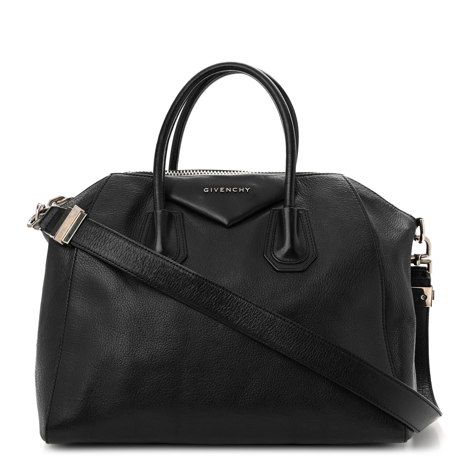 Givenchy Sugar Goatskin Medium Antigona Black 1 of 11