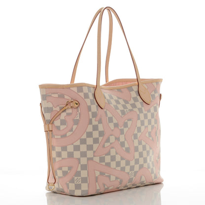 Louis Vuitton Damier Azur Tahitienne Neverfull MM 3 of 8