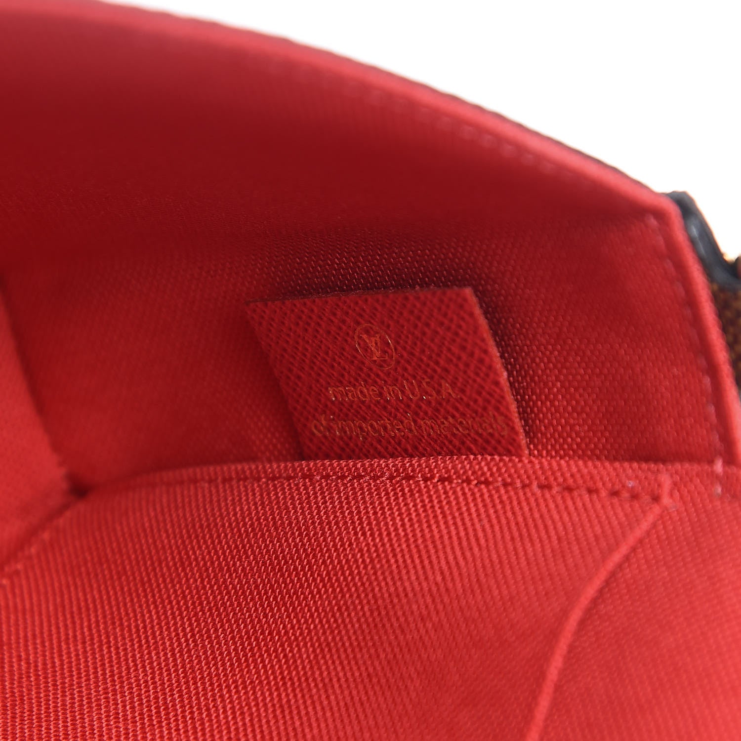 Louis Vuitton Damier Ebene Pochette Felicie Chain Wallet 10 of 15