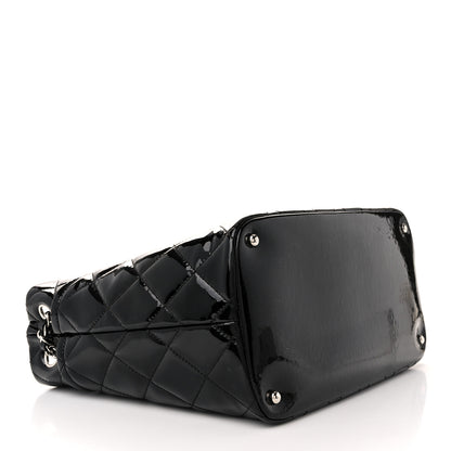 Chanel Patent Quilted Timeless CC Soft Tote Black 4 of 10