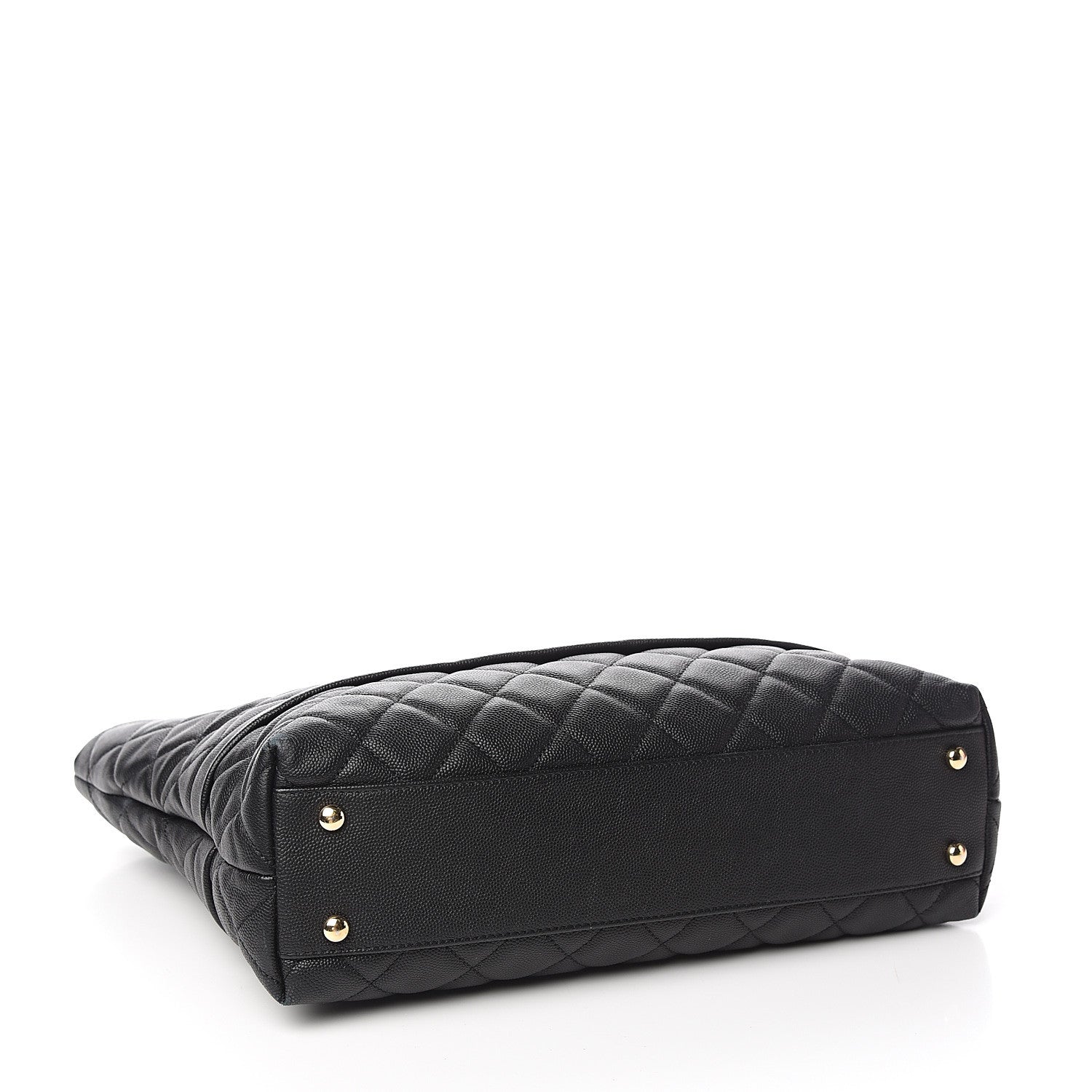 Chanel Caviar Quilted Rolled Up Tote Black 3 of 13