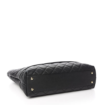 Chanel Caviar Quilted Rolled Up Tote Black 3 of 13
