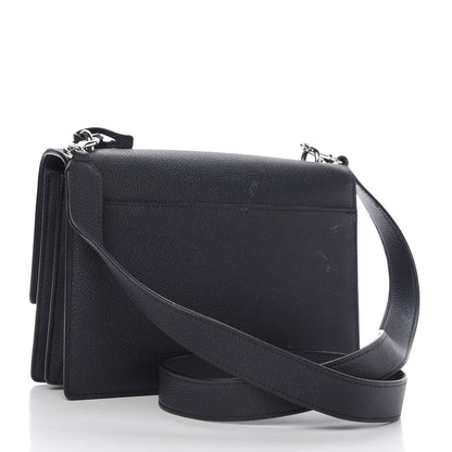 Saint Laurent Grained Calfskin Medium Monogram Sunset Navy Blue 3 of 13