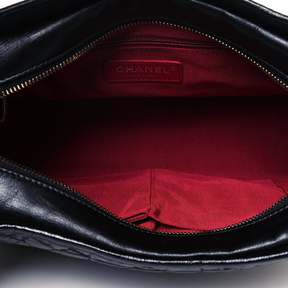 Chanel Aged Calfskin Quilted Medium Gabrielle Hobo Black 5 of 14