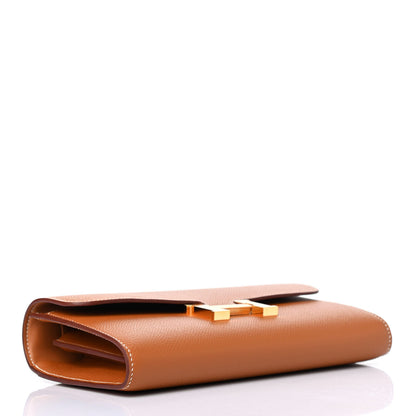 Hermes Epsom Constance Long Wallet To Go Gold 3 of 4
