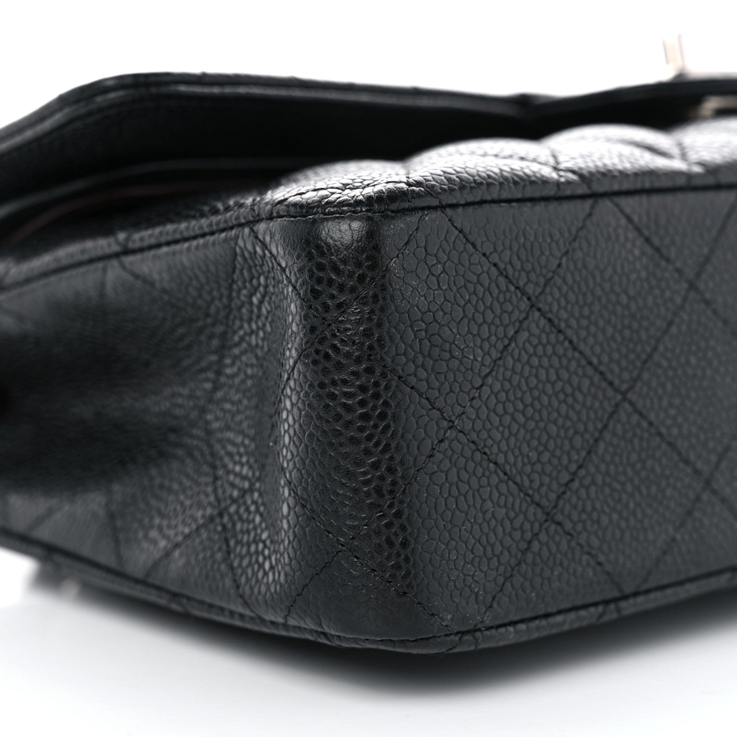 Chanel Caviar Quilted Medium Double Flap Black 9 of 11