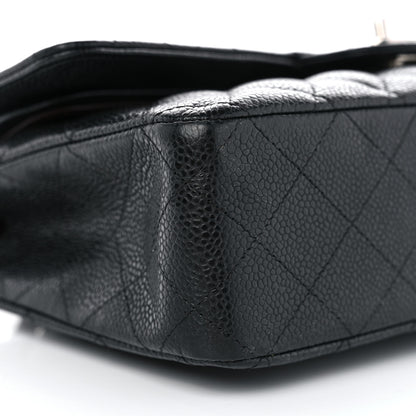 Chanel Caviar Quilted Medium Double Flap Black 9 of 11