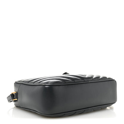 Saint Laurent Calfskin Matelasse Monogram Lou Camera Bag Smog 4 of 12