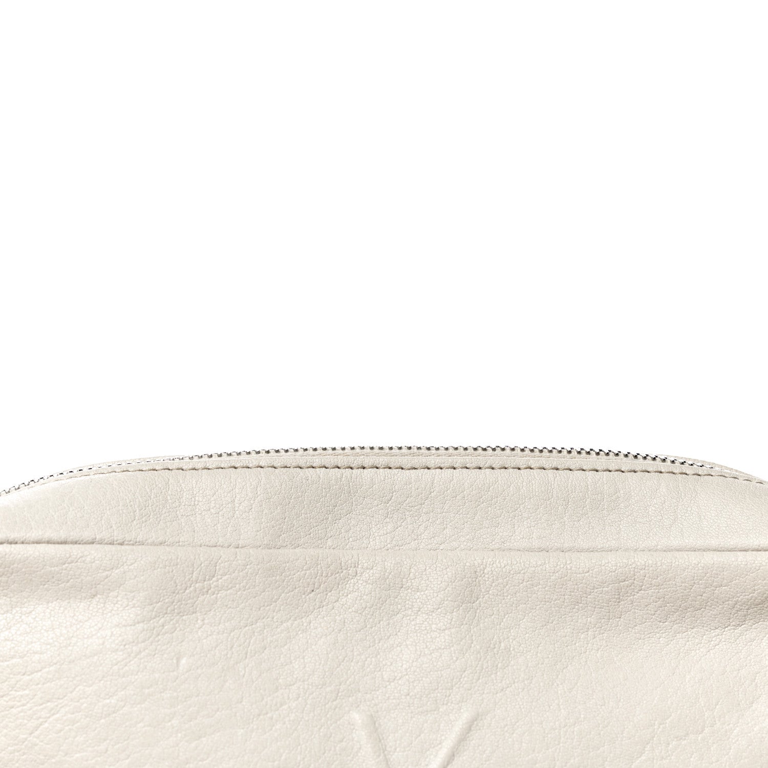 Saint Laurent Lambskin Monogram Small Lou Camera Bag White 10 of 14