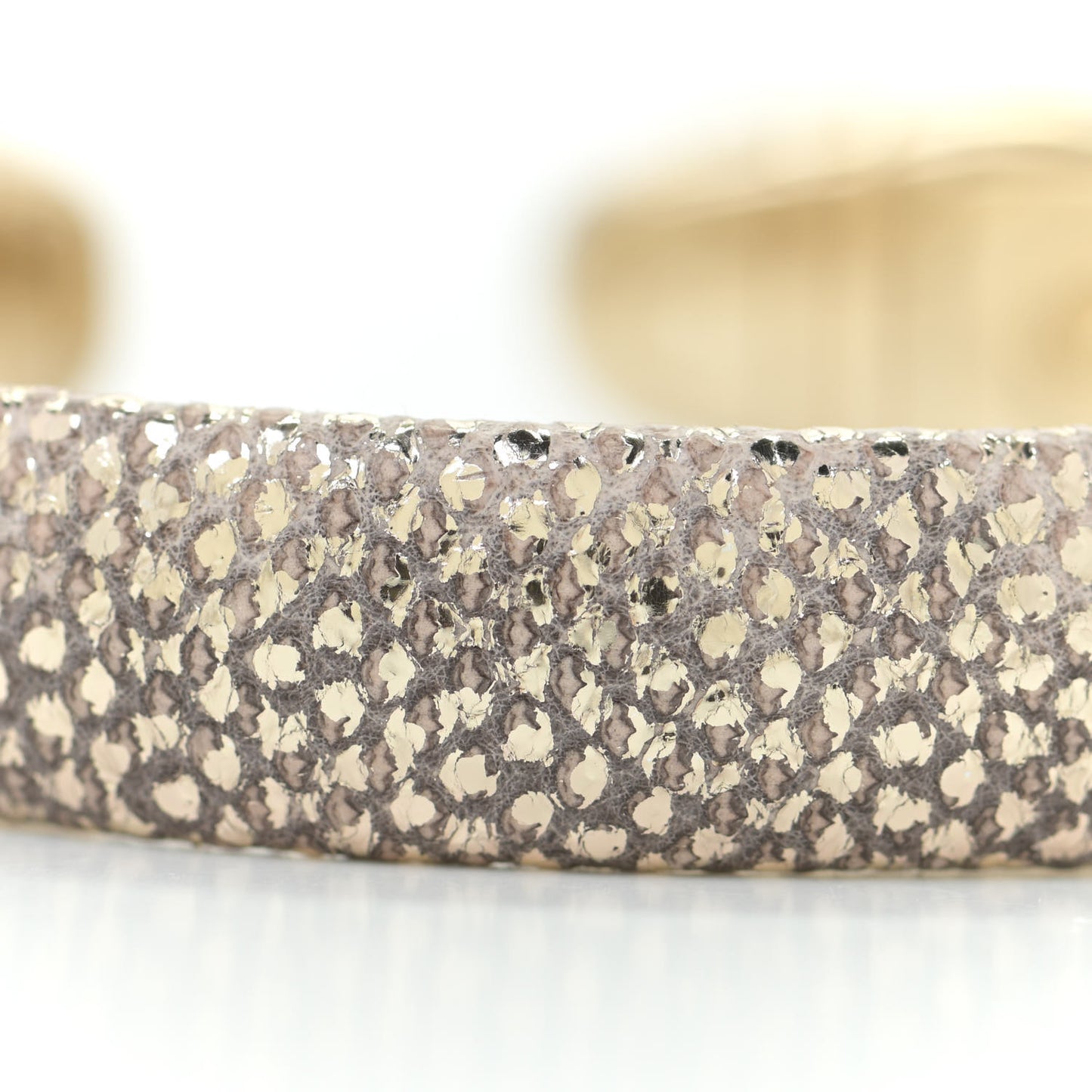 Metallic Karung Serpenti Forever Bracelet