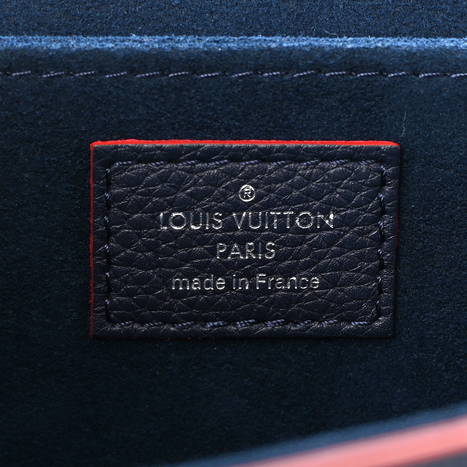 Louis Vuitton Soft Calfskin My Lockme Top Handle Marine Rouge 6 of 12