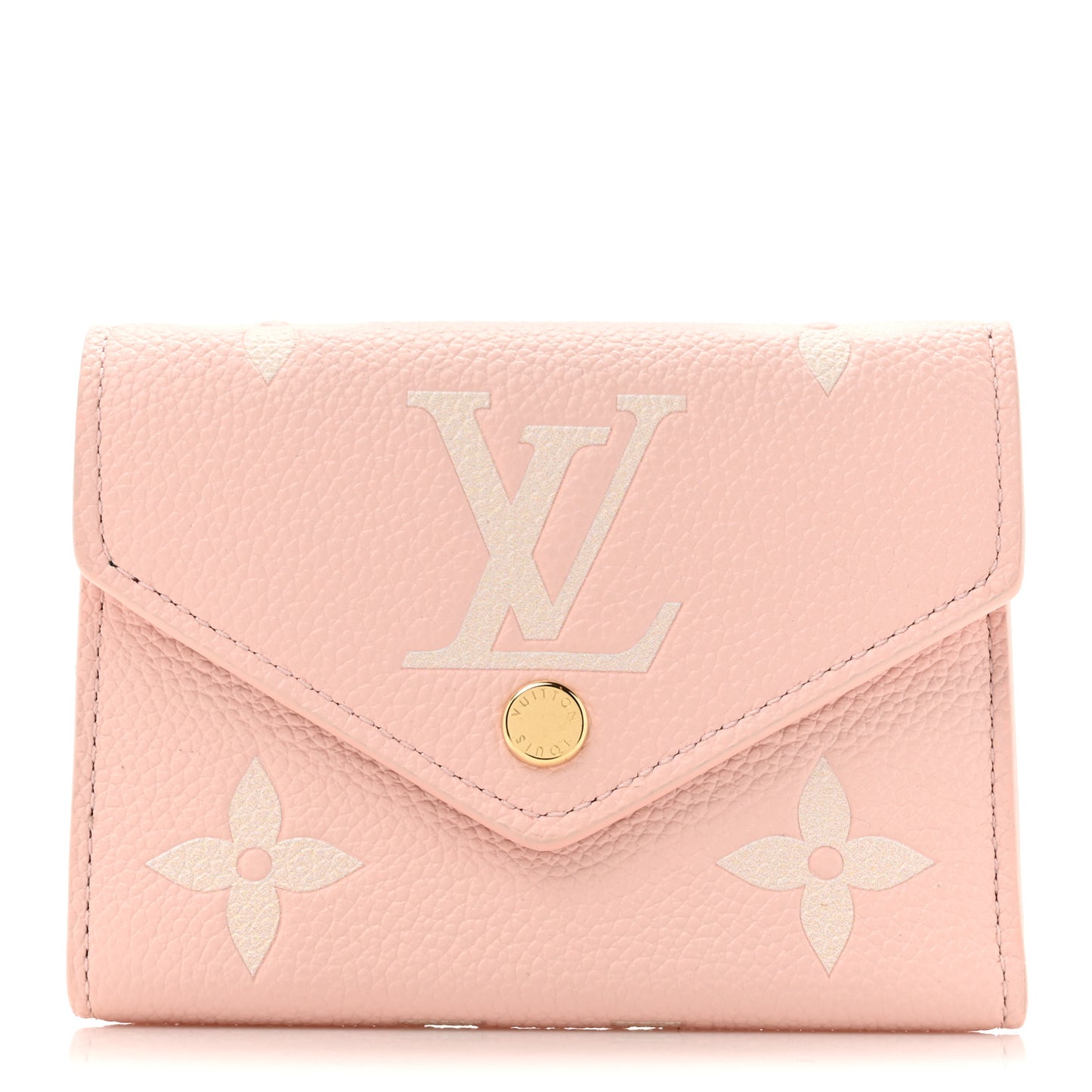 Empreinte Monogram Giant Victorine Wallet Rose Trianon Creme