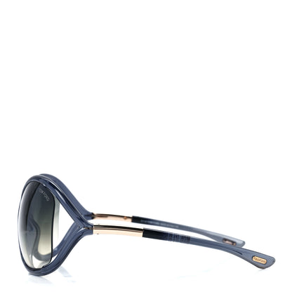 Tom Ford Acetate Whitney Crossover Sunglasses TF9 Light Blue 3 of 8