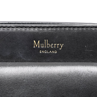 Mulberry Calfskin Crocodile Embossed Medium Maple Tote Black 6 of 9