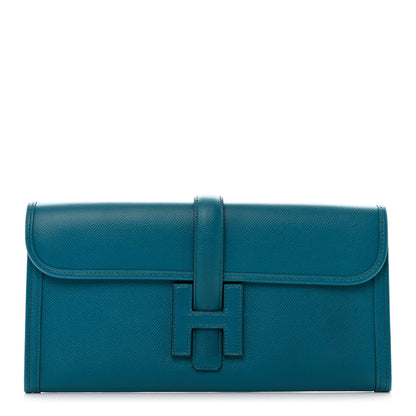 Hermes Epsom Jige Elan 29 Clutch Bleu Izmir 1 of 7