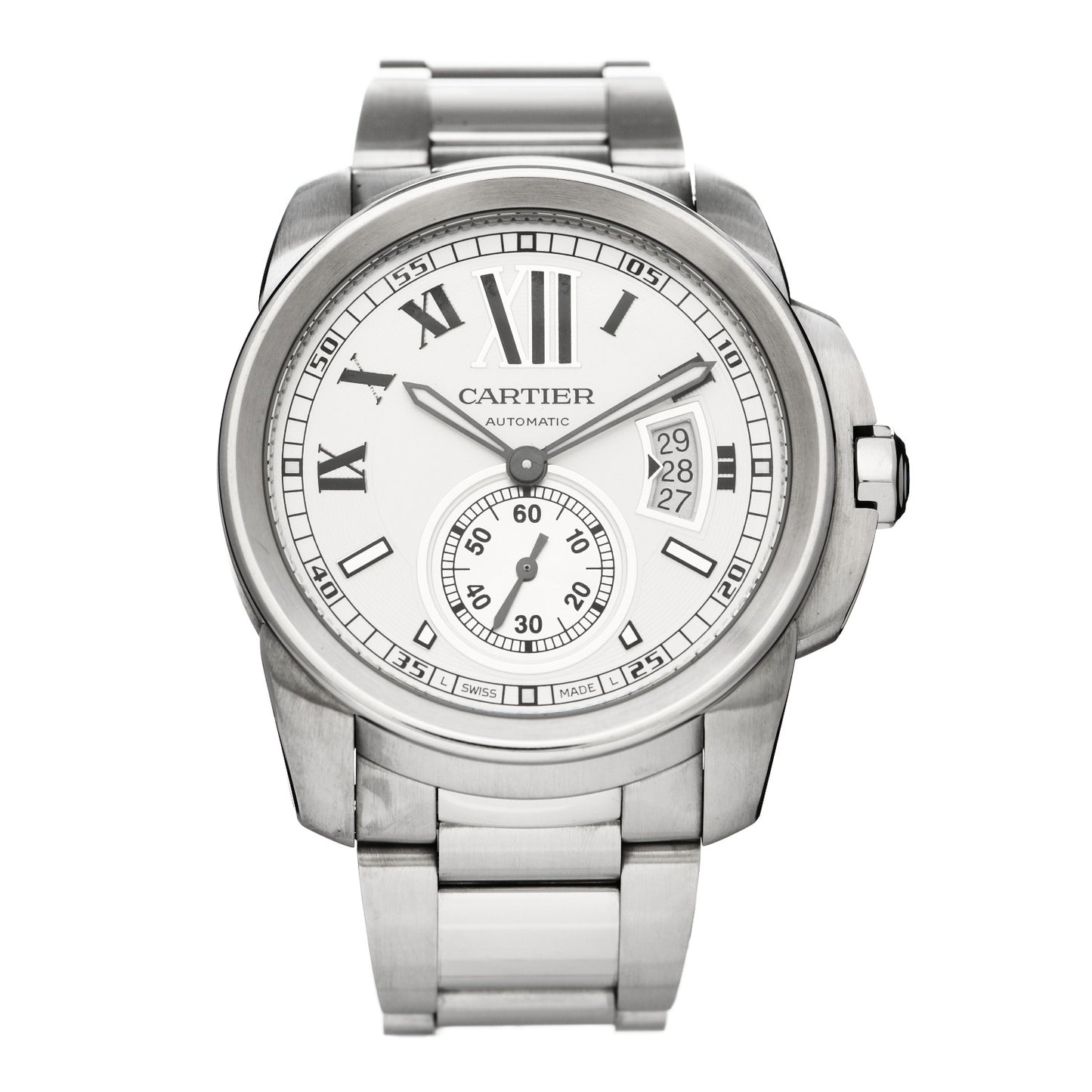 Stainless Steel 42mm Calibre de Cartier Automatic Watch