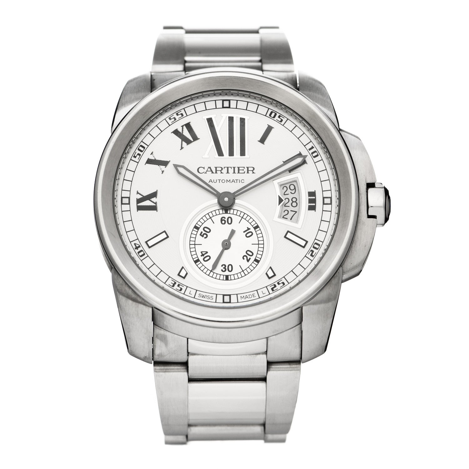 Cartier Stainless Steel 42mm Calibre de Cartier Automatic Watch 1 of 5