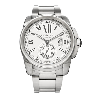 Cartier Stainless Steel 42mm Calibre de Cartier Automatic Watch 1 of 5