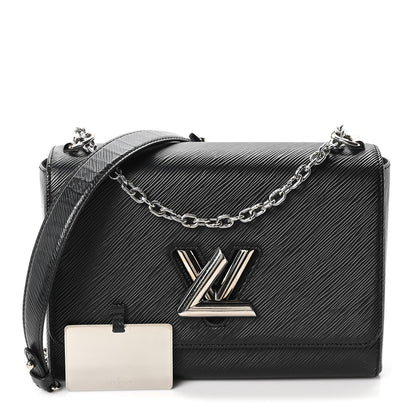 Louis Vuitton Epi Twist Shoulder Bag MM Black 3 of 10