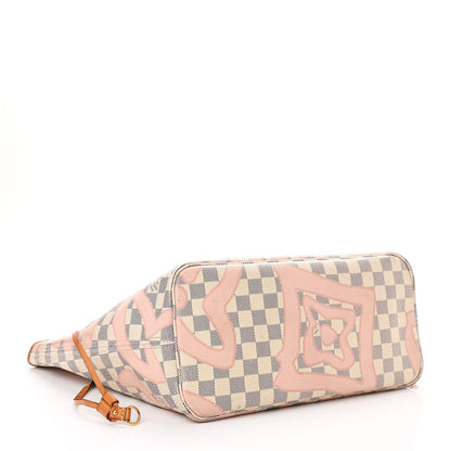 Louis Vuitton Damier Azur Tahitienne Neverfull MM 4 of 11