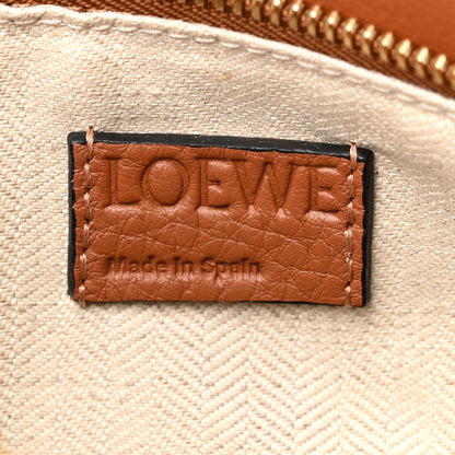 Loewe Calfskin Embroidered Floral Small Puzzle Bag Tan Yellow 6 of 9