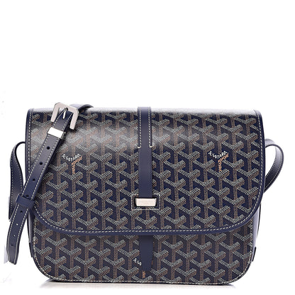 Goyard Goyardine Belvedere II MM Messenger Bag Navy 1 of 10