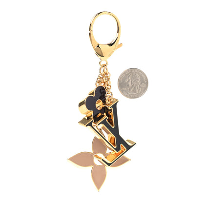 Louis Vuitton Fleur De Monogram Bag Charm Dore 2 of 4