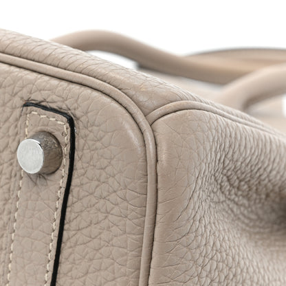 Hermes Togo Birkin 30 Gris Tourterelle 17 of 22