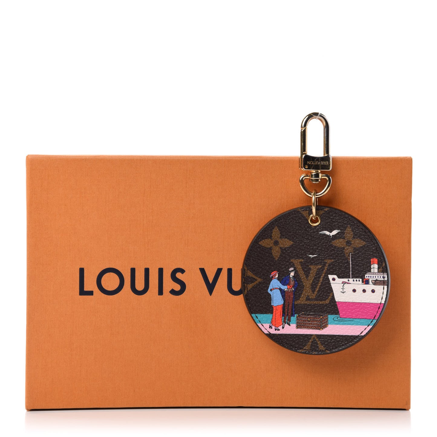 Monogram 2016 Christmas Animation Bag Charm Key Ring