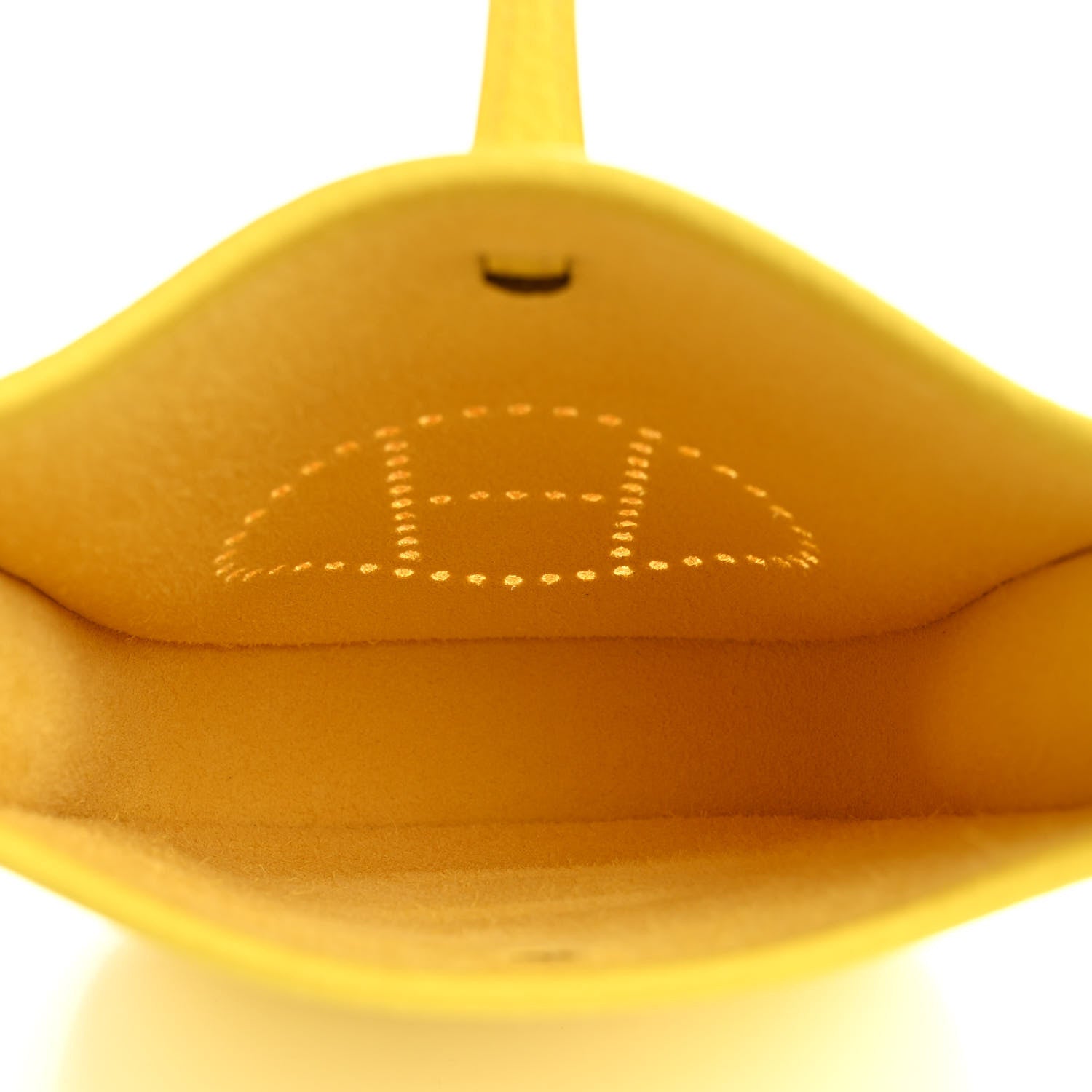 Hermes Taurillon Clemence Evelyne TPM Limoncello 7 of 19