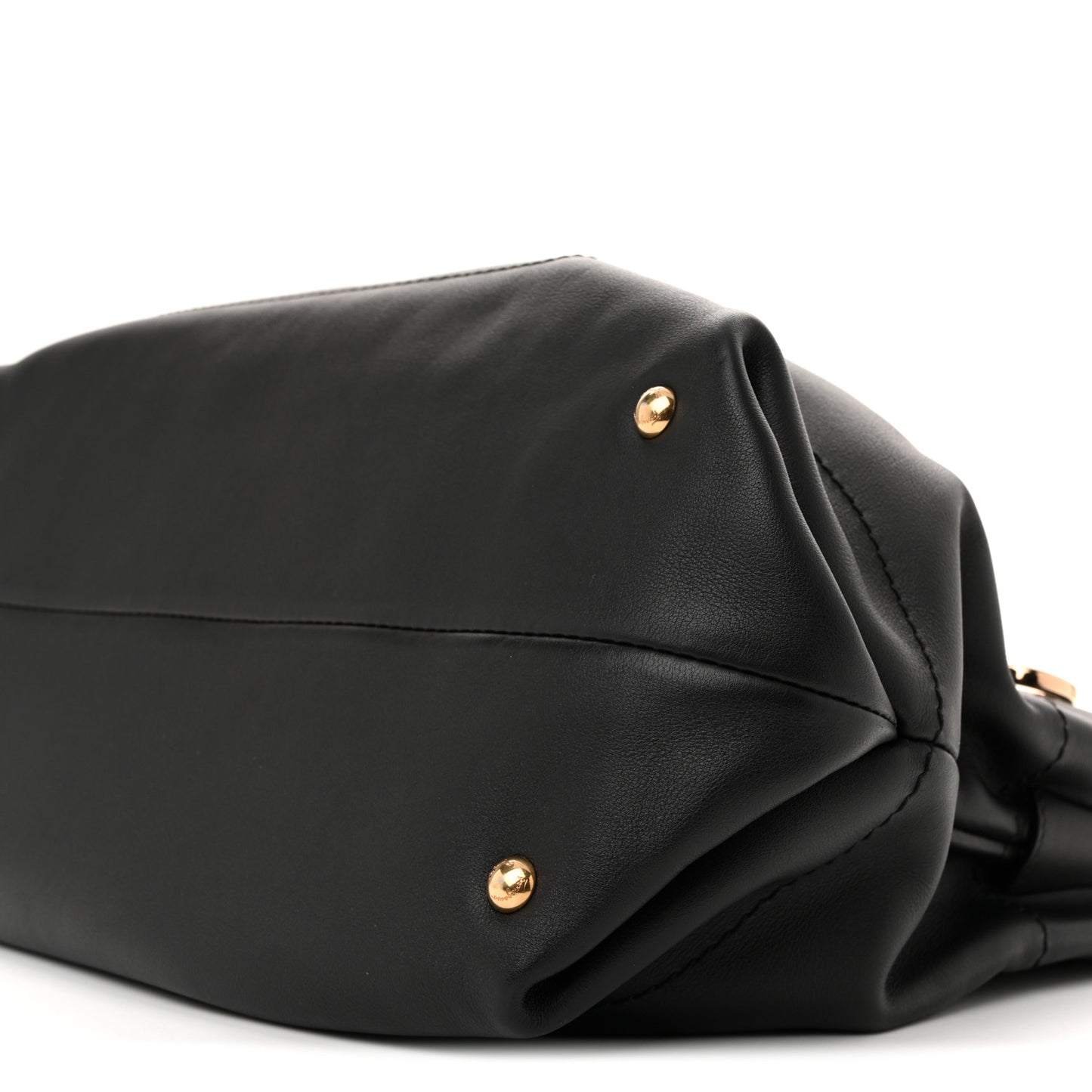 Calfskin Gancini Tote Bag Black
