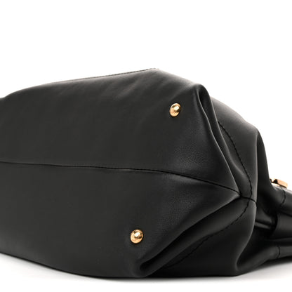 Salvatore Ferragamo Calfskin Gancini Tote Bag Black 10 of 10